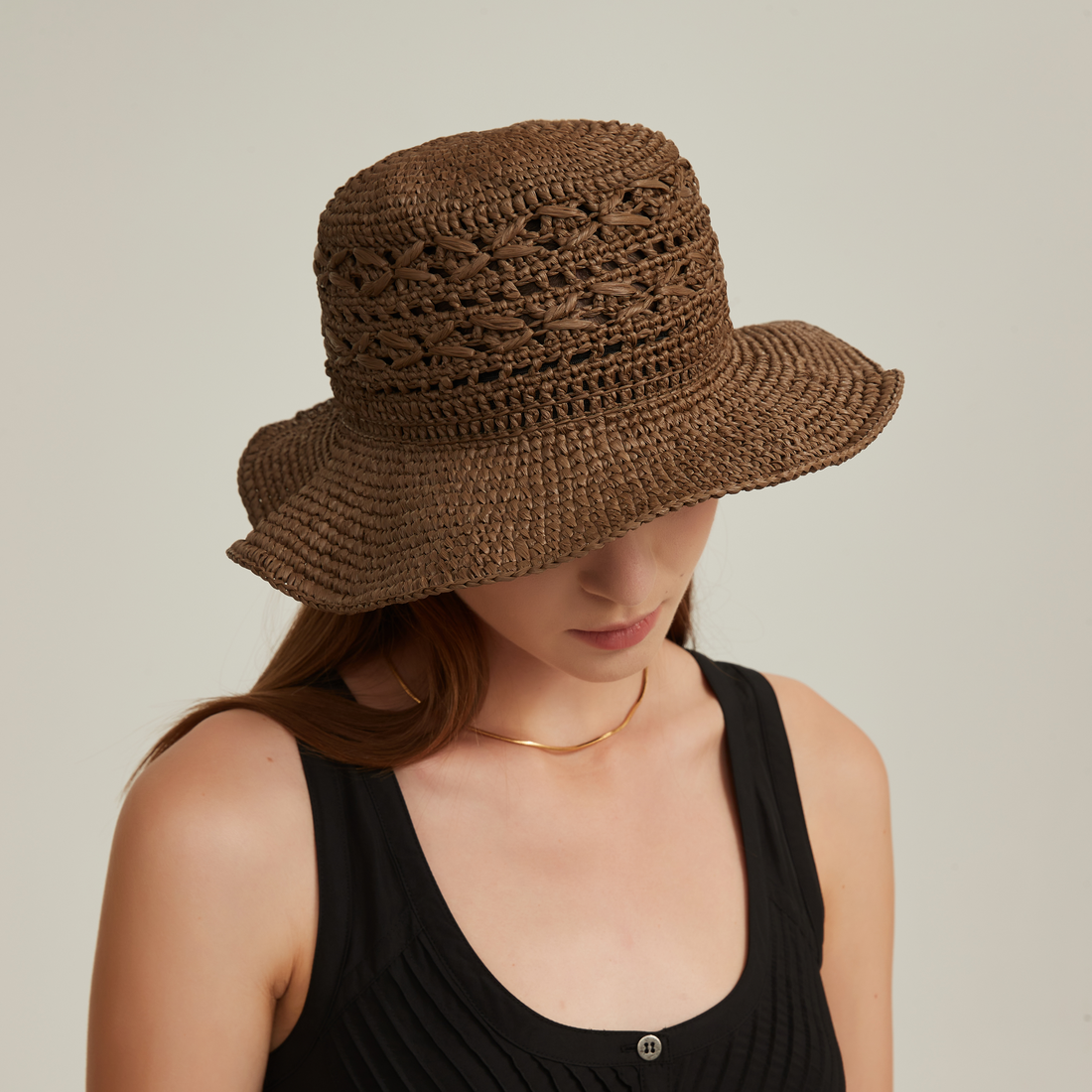 Flat Top Bucket Hat—HT002OL