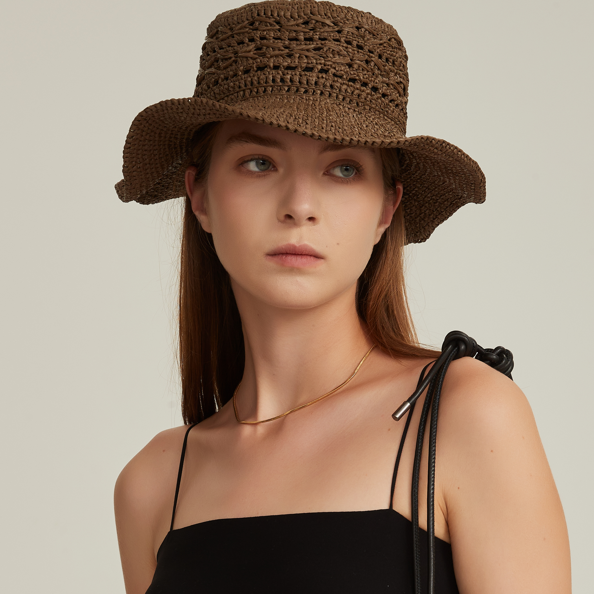 Flat Top Bucket Hat—HT002OL