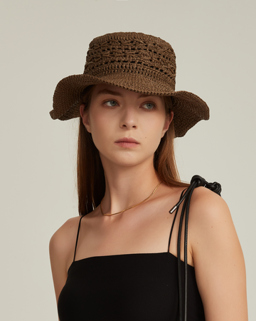 Flat Top Bucket Hat—HT002OL